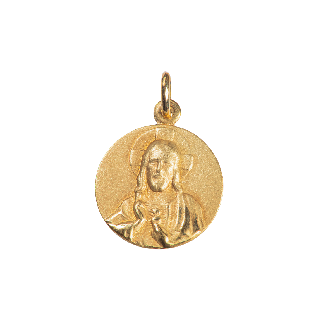Medalla Sagrado Corazón 18K.