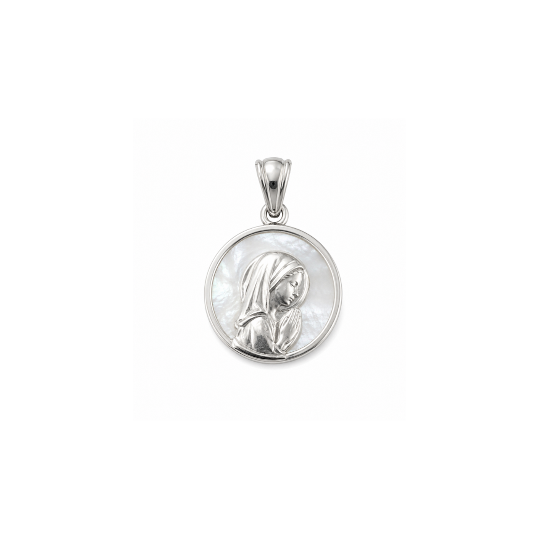 Medalla Virgen de Plata y Nácar