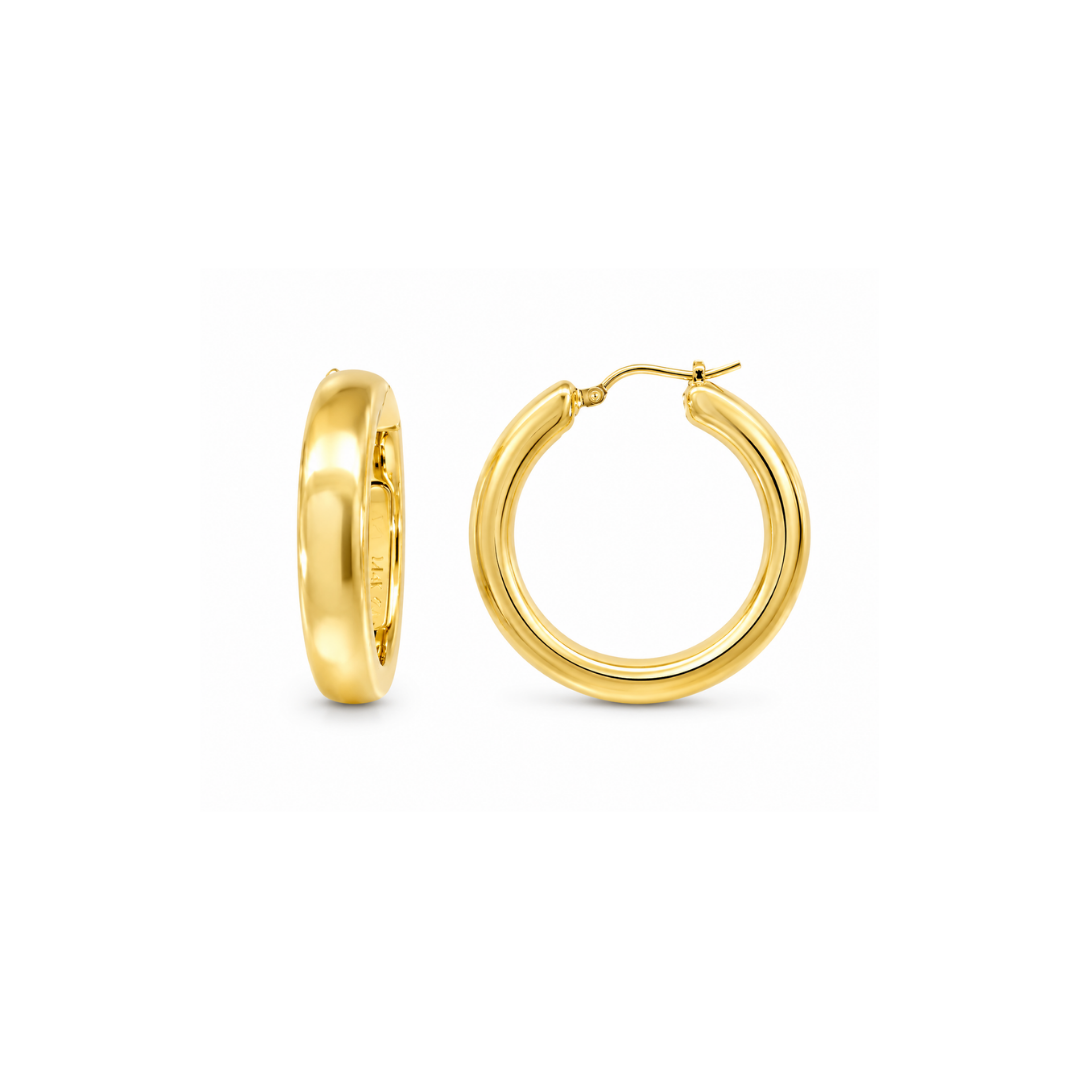 Aros Argollas de Oro Amarillo 18KT 001-CER-330.