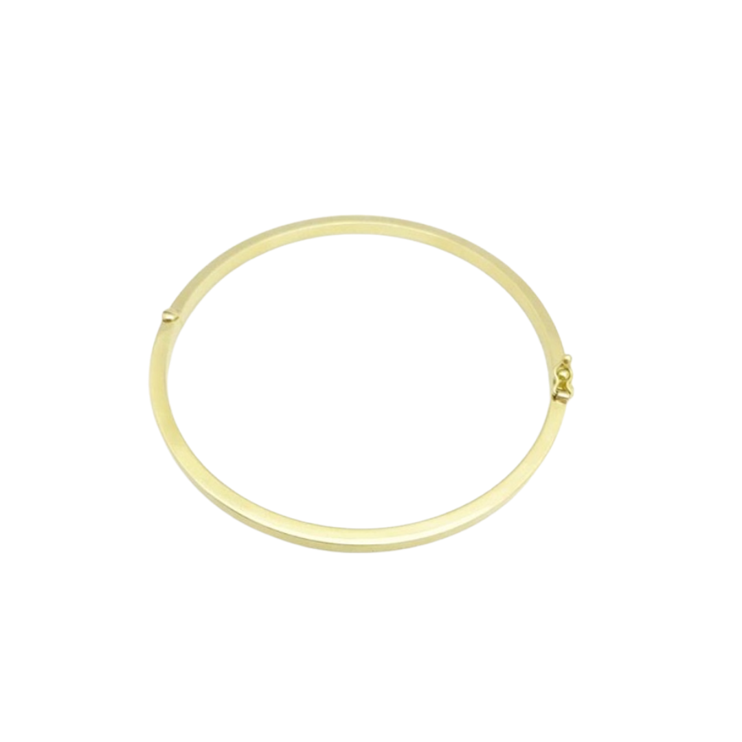 Pulsera Esclava Recta Oro Amarillo 18Kt.