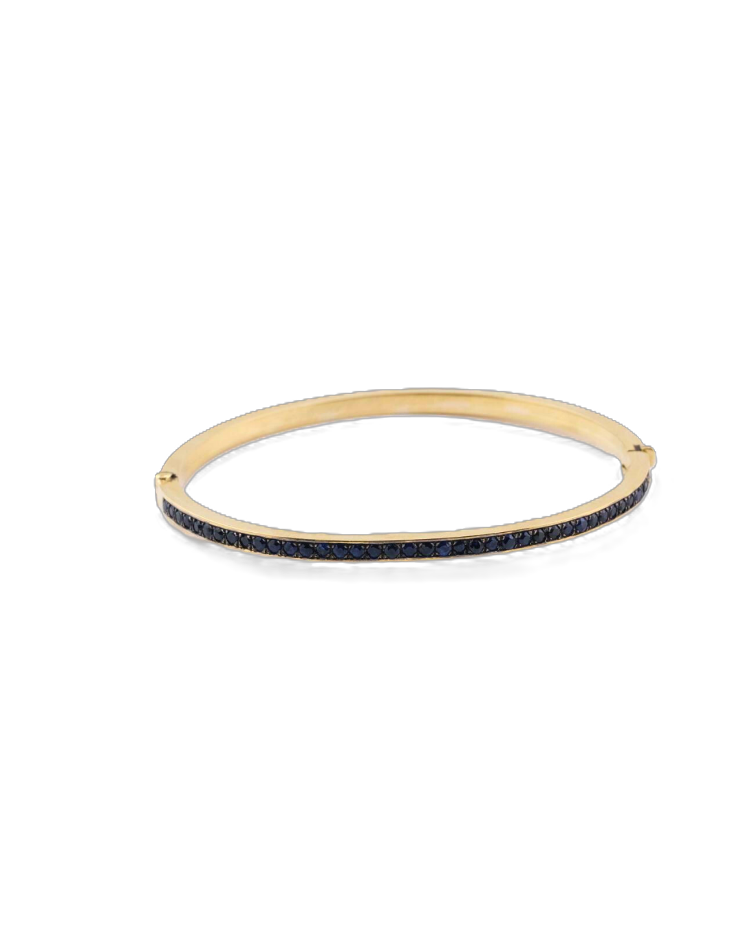 Pulsera Esclava Oro Amarillo 18Kt Zafiros.