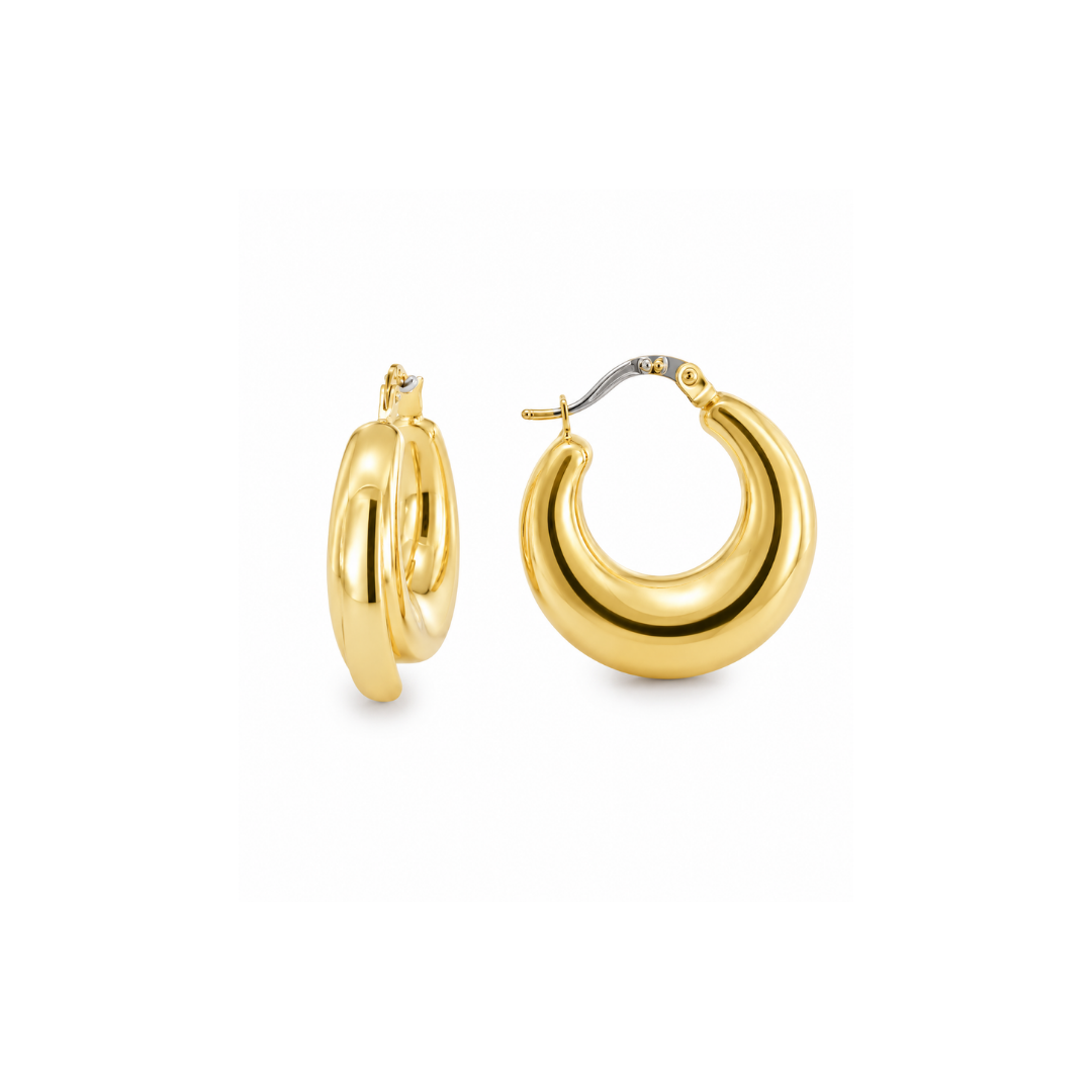 Aros Argollas de Oro Amarillo 18KT 006-CER-410.