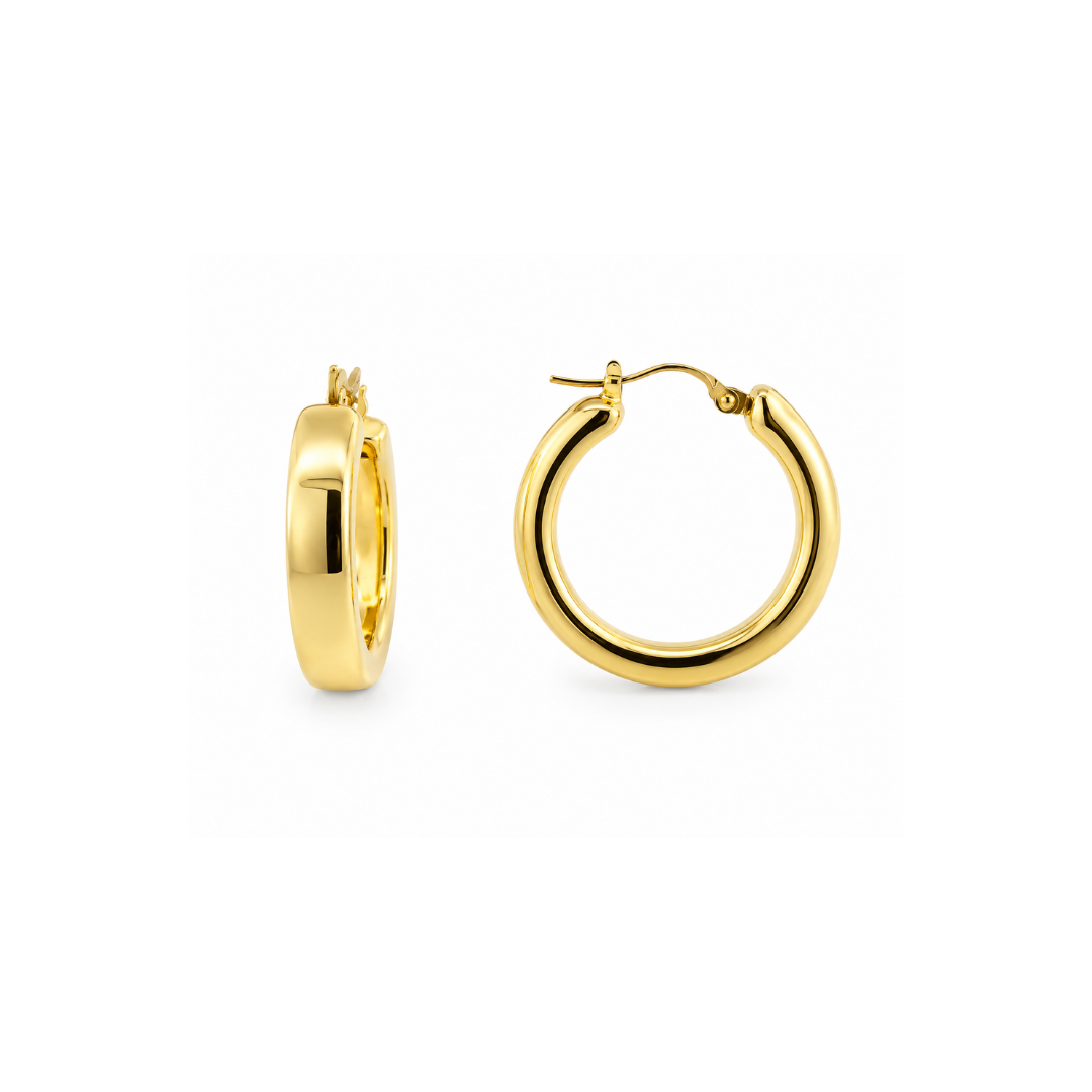 Aros Argollas de Oro Amarillo 18KT 002-CER-210.