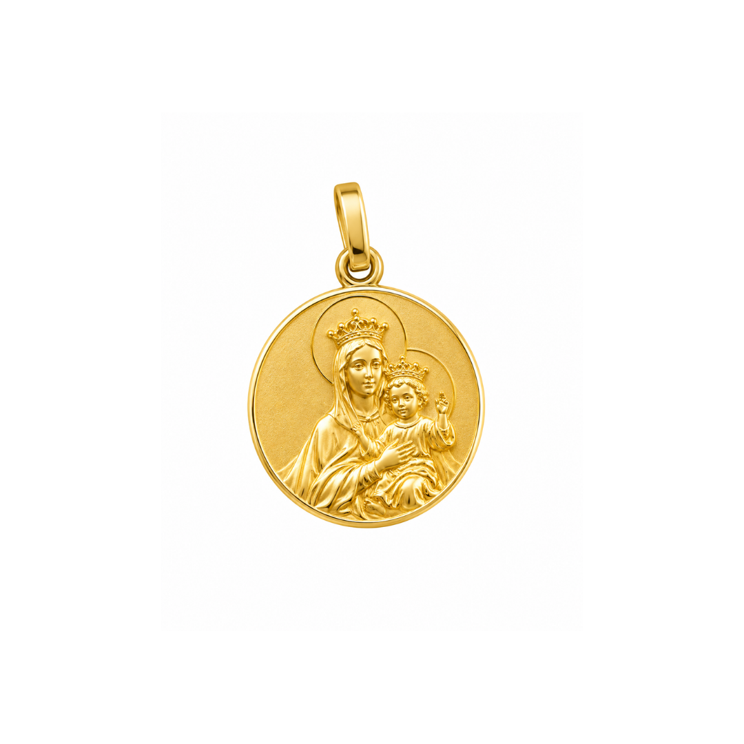 Medalla Escapulario de Oro 18K.