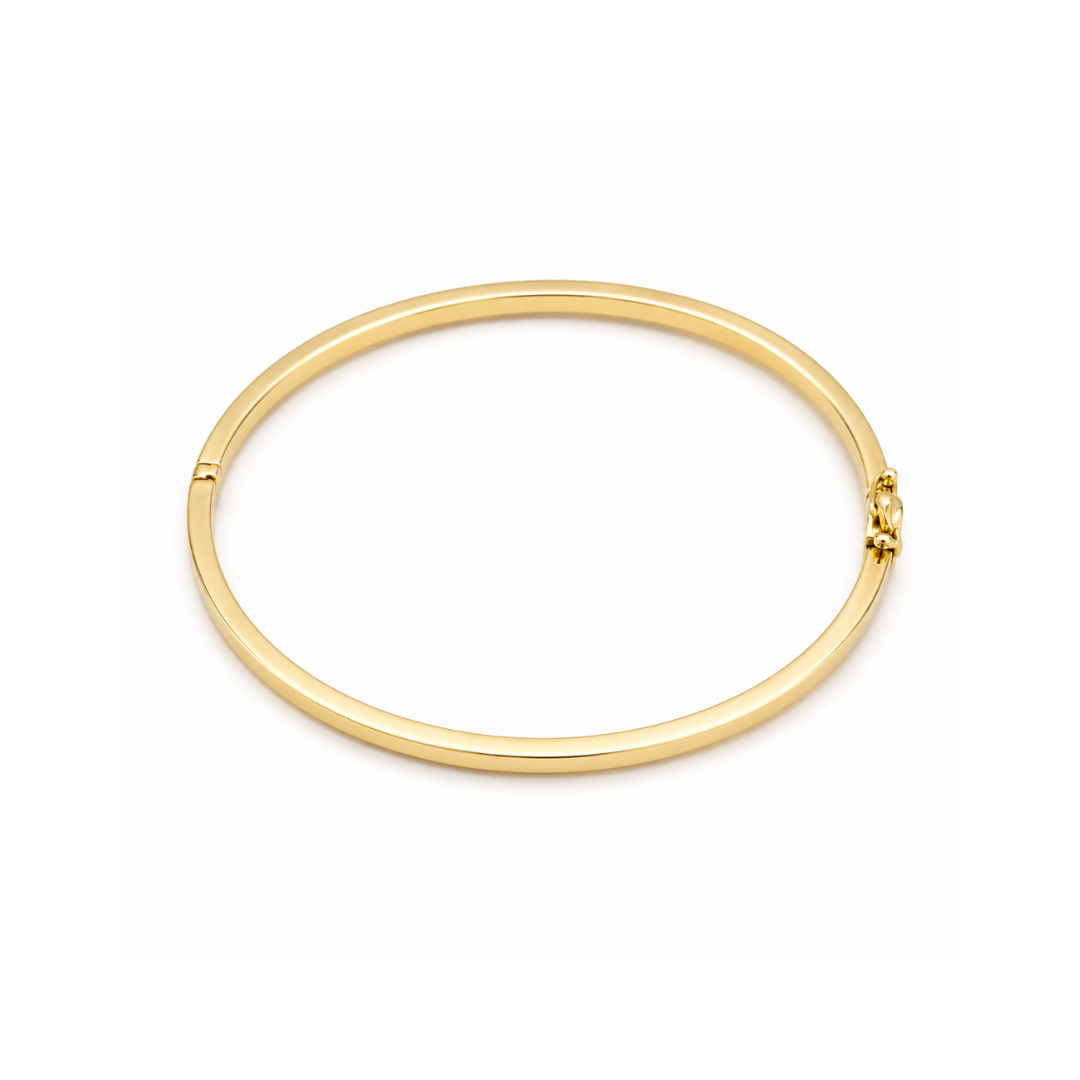 Pulsera Esclava Recta Oro Amarillo 18Kt.