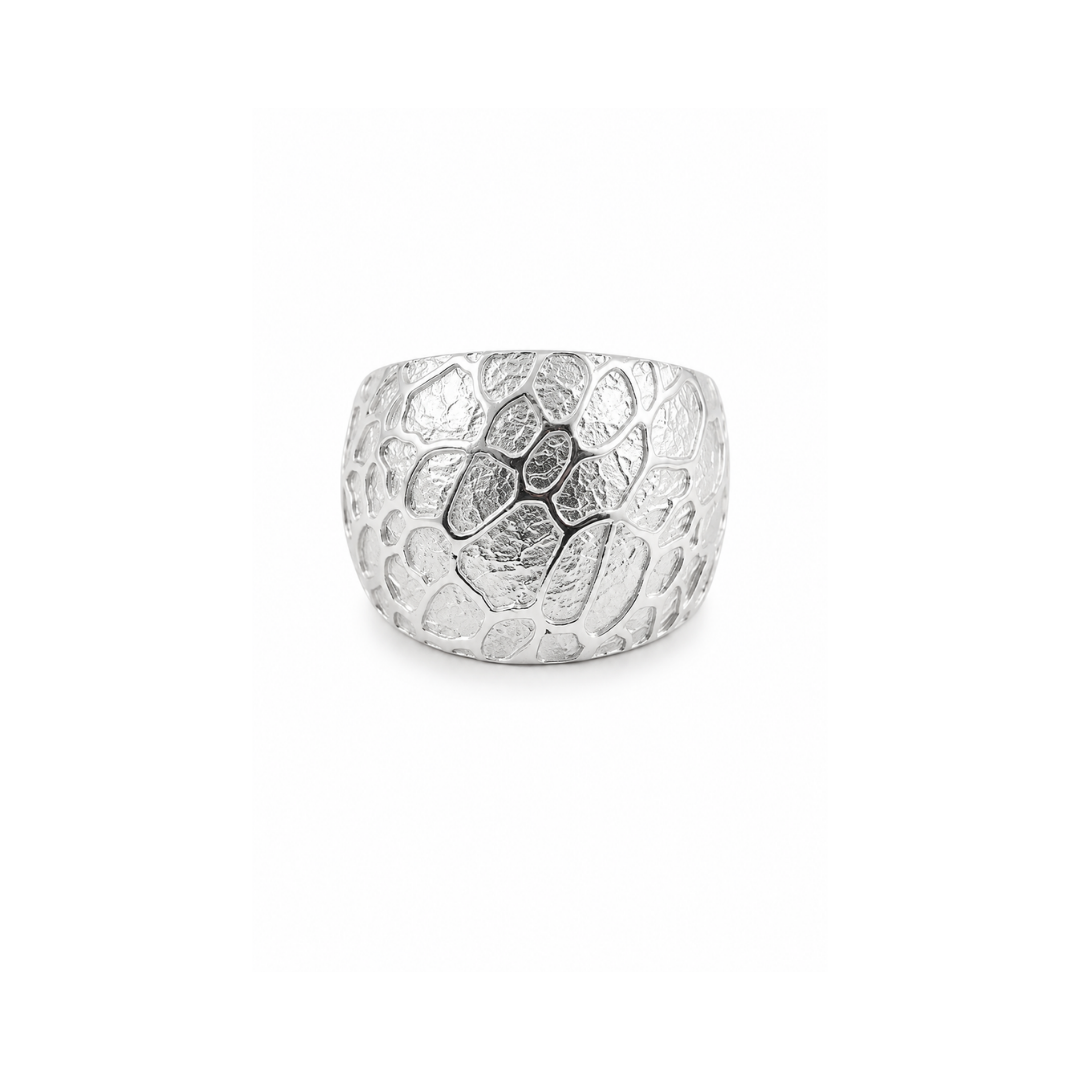 Anillo de Plata Relieve.