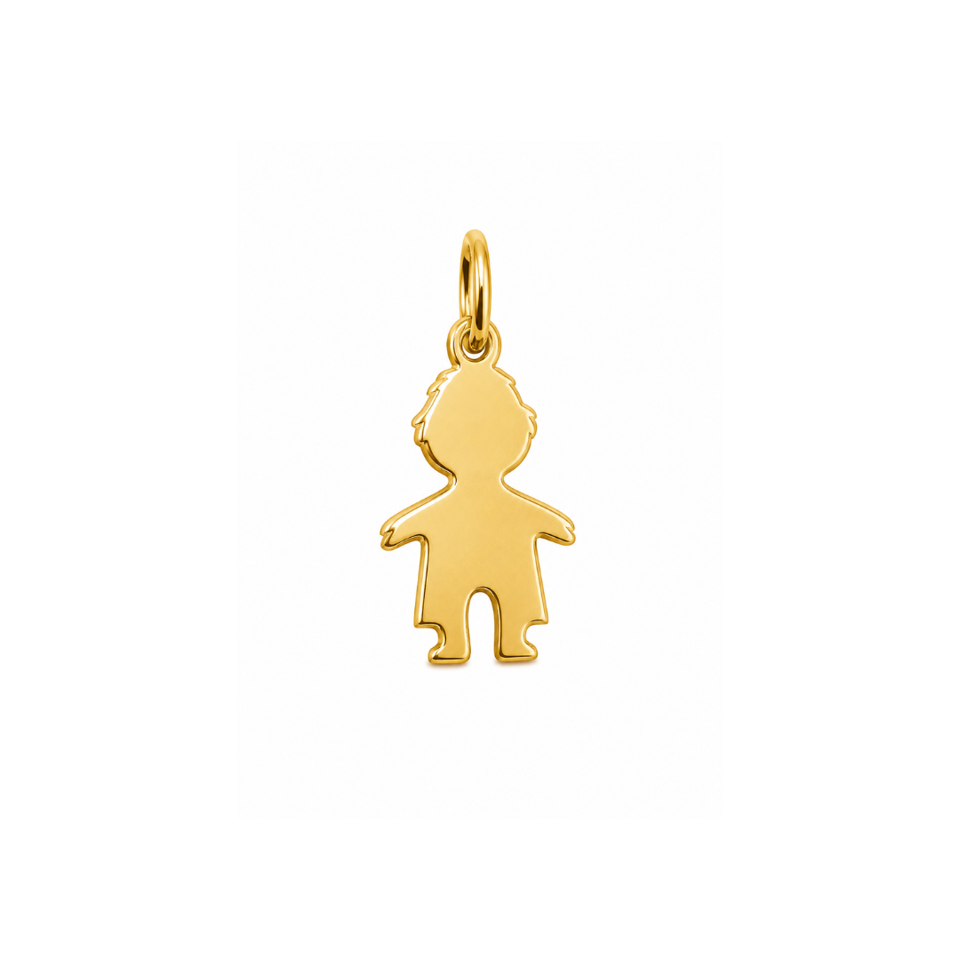 Colgante Niño de Oro Amarillo 18Kt.