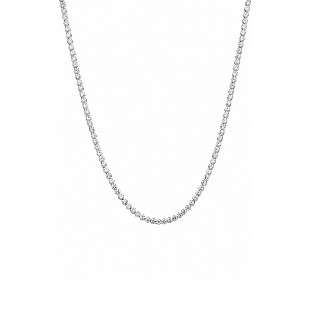 Collar Tennis Platino Brillantes 6Ct.