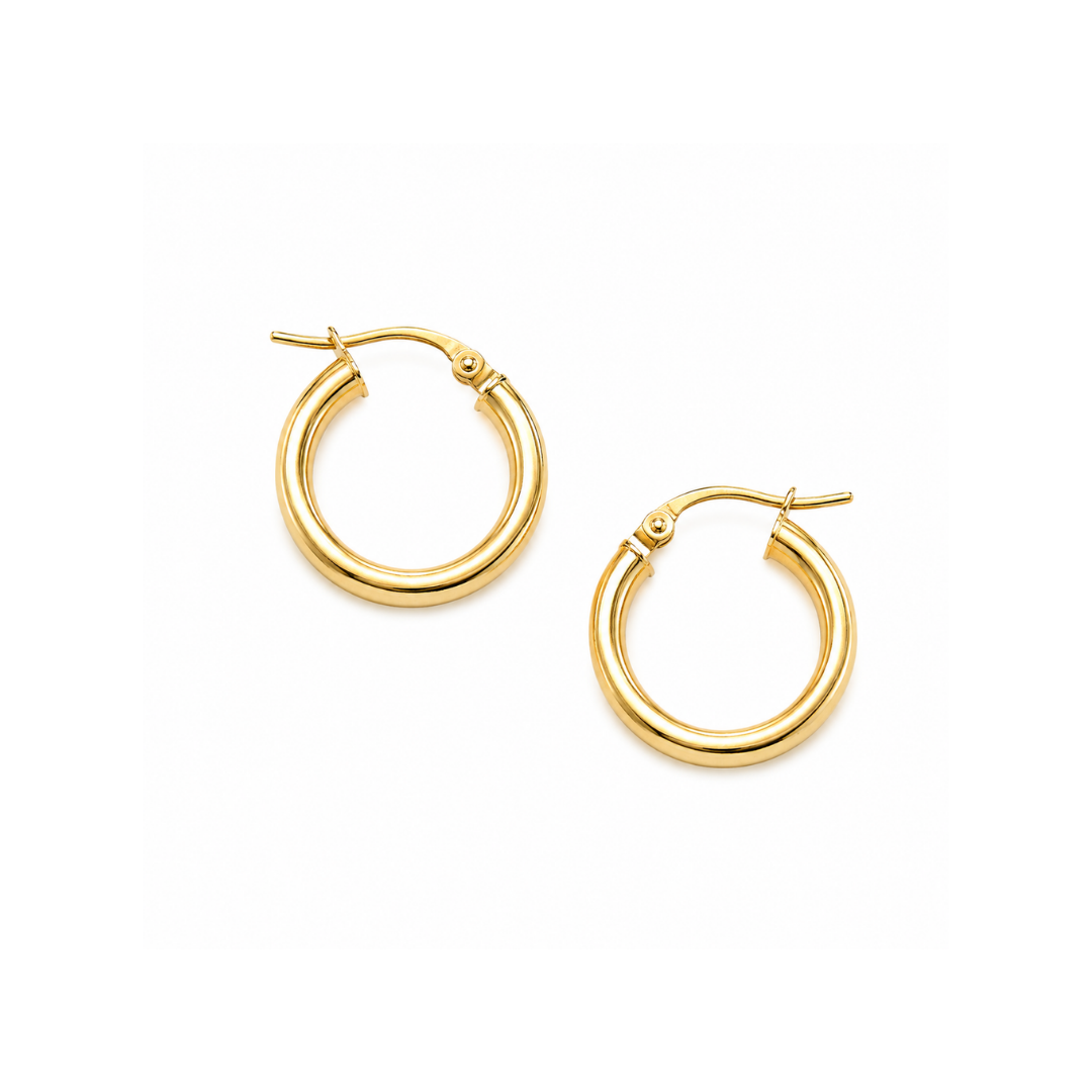 Aros Argollas de Oro Amarillo 14Kt.