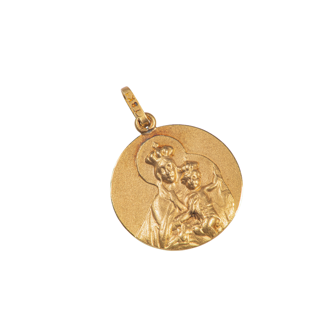 Medalla Escapulario de Oro 18K.