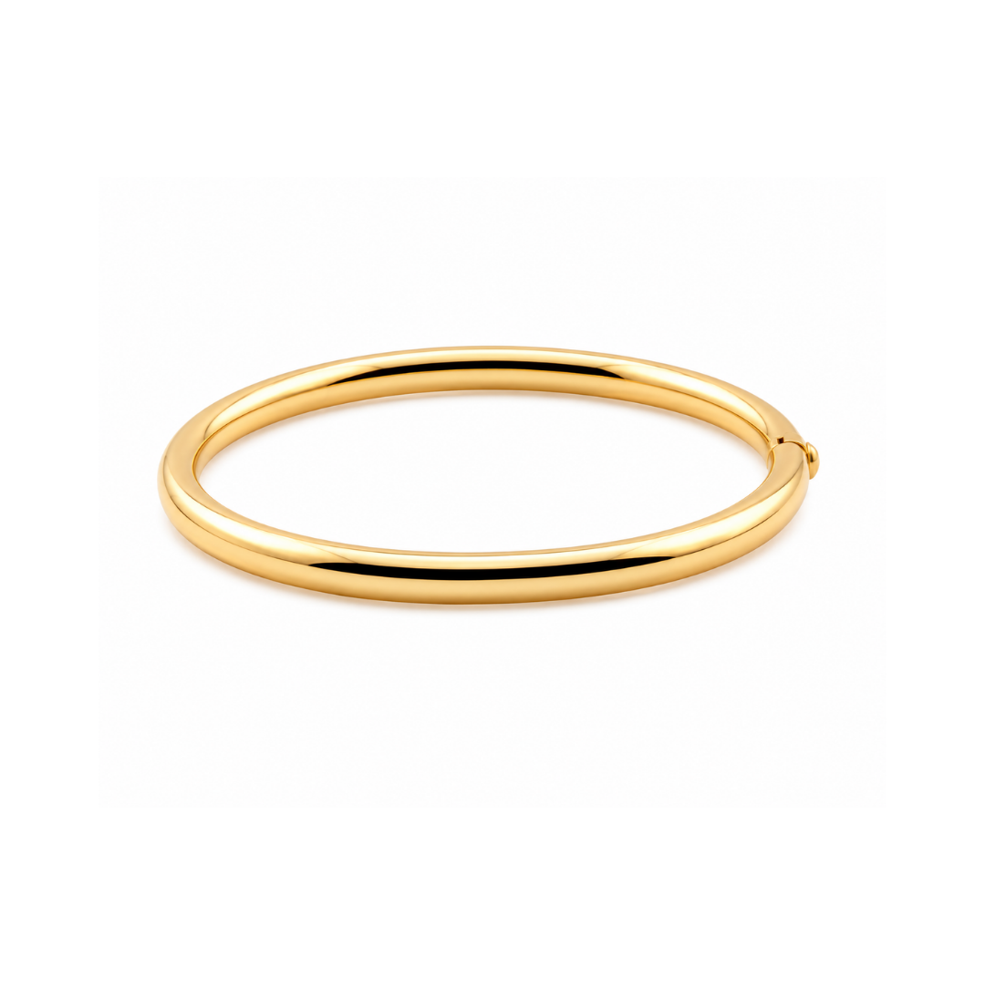 Pulsera Esclava Oro Amarillo 18Kt Tubular.