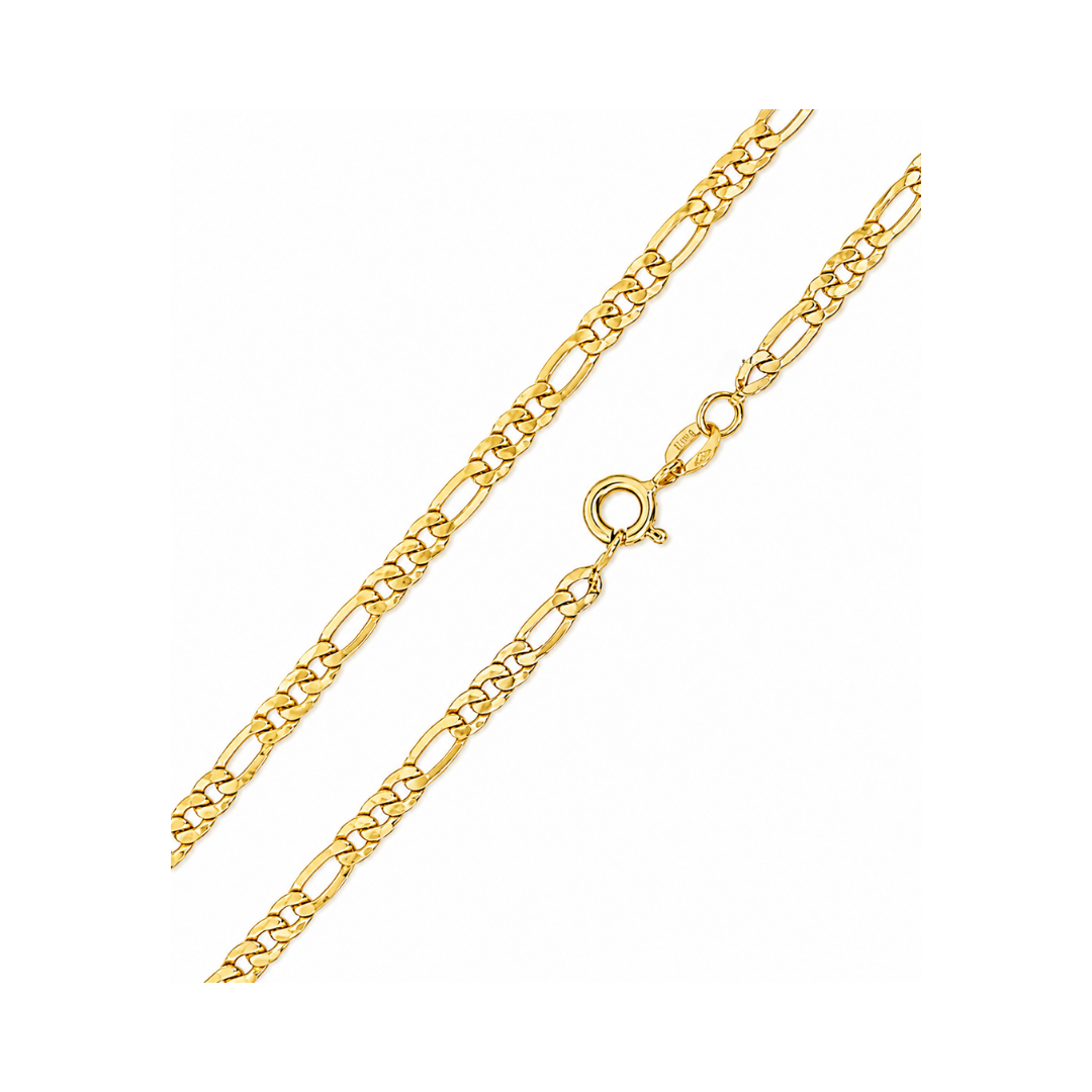 CADENA CARTIER PLANA VACIADA ORO AMARILLO KALV-100.