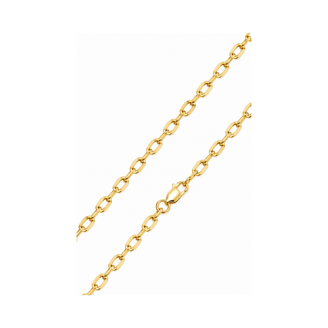 CADENA FORZATINA DIAMANTADA ORO AMARILLO KFD7-60.