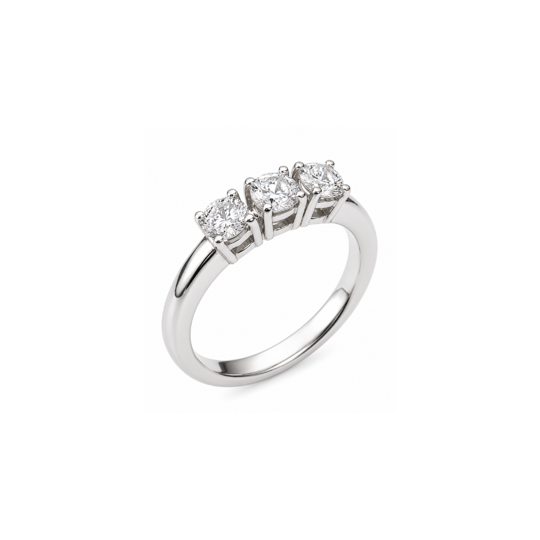 Anillo Platino Trinity.