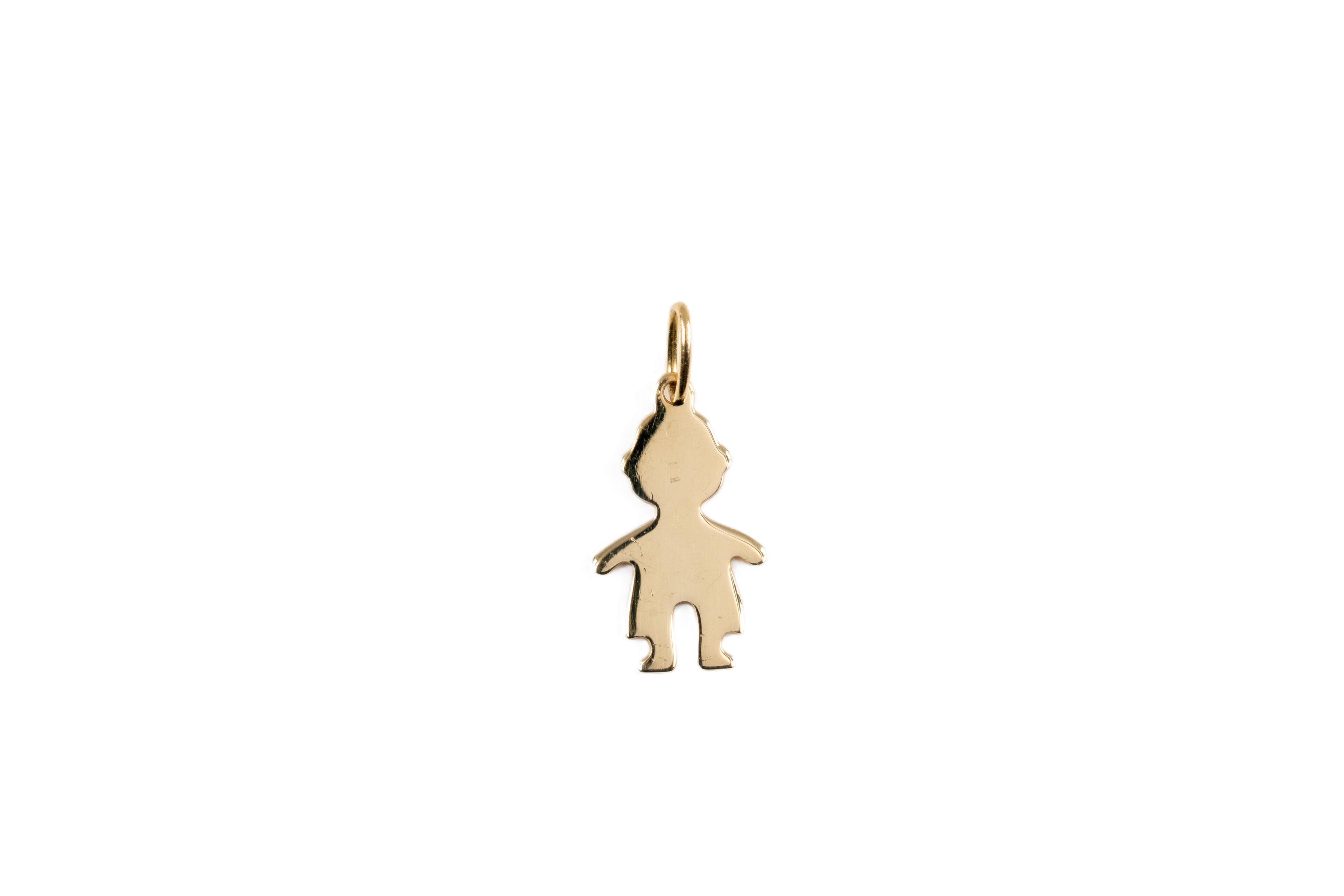 Colgante Niño de Oro Amarillo 18Kt.