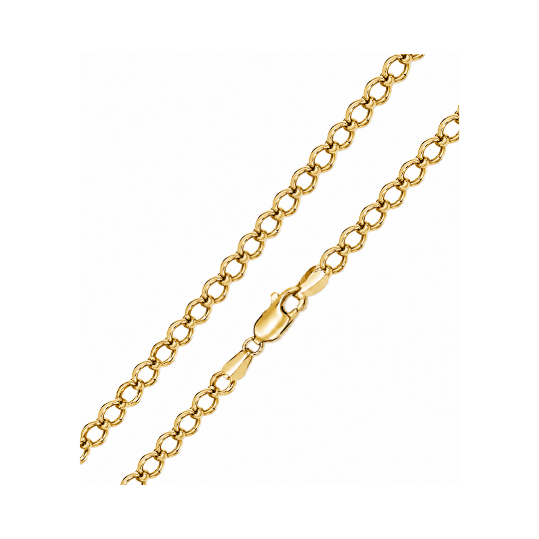 CADENA ROLO VACIADA ORO AMARILLO KRV-50.