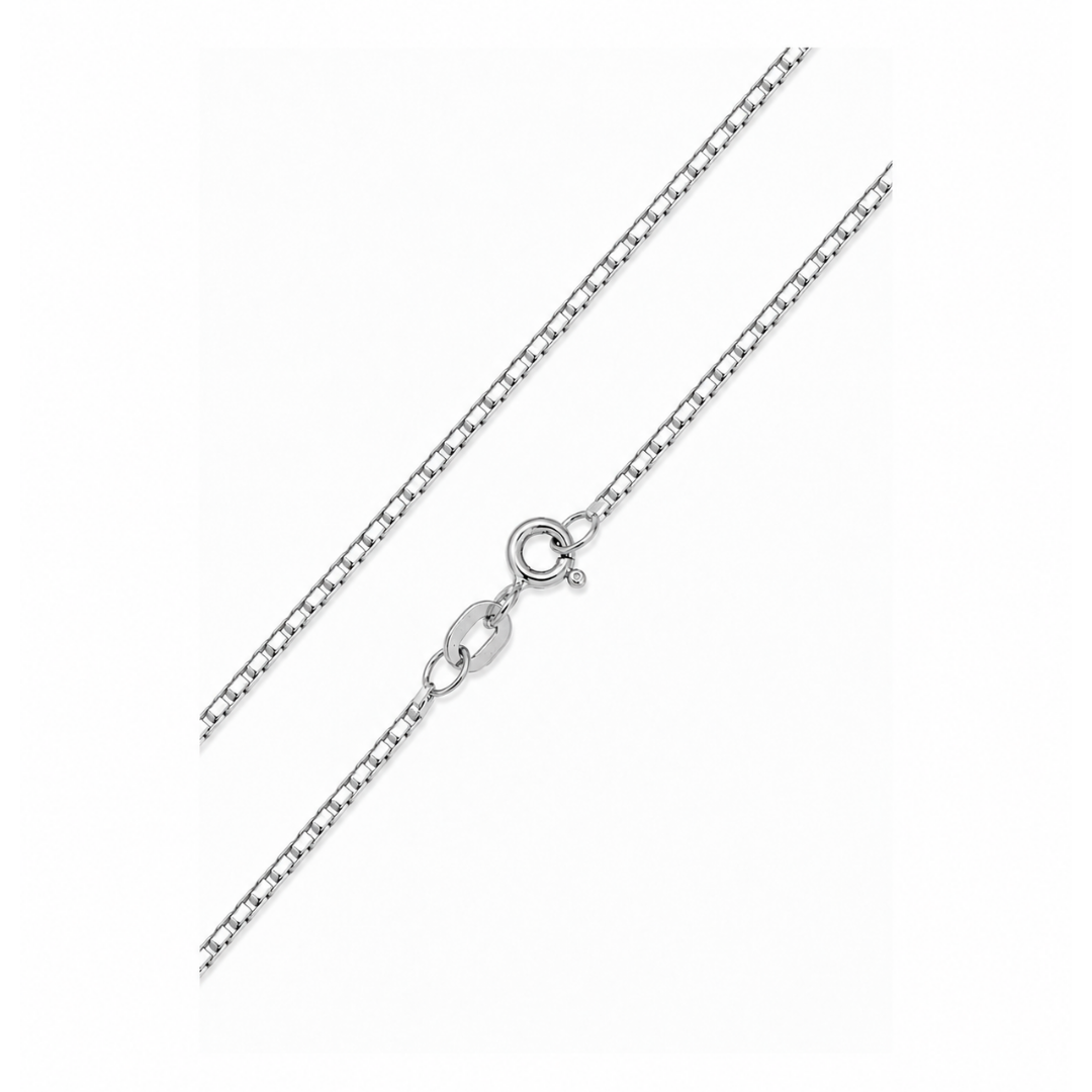 CADENA VENECIANA ORO BLANCO KVD12.