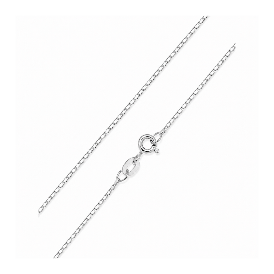 CADENA VENECIANA ORO BLANCO KVD19.