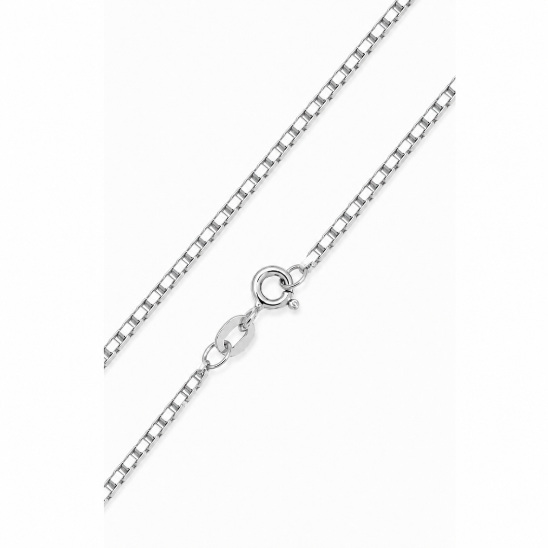 CADENA VENECIANA ORO BLANCO KVD22.