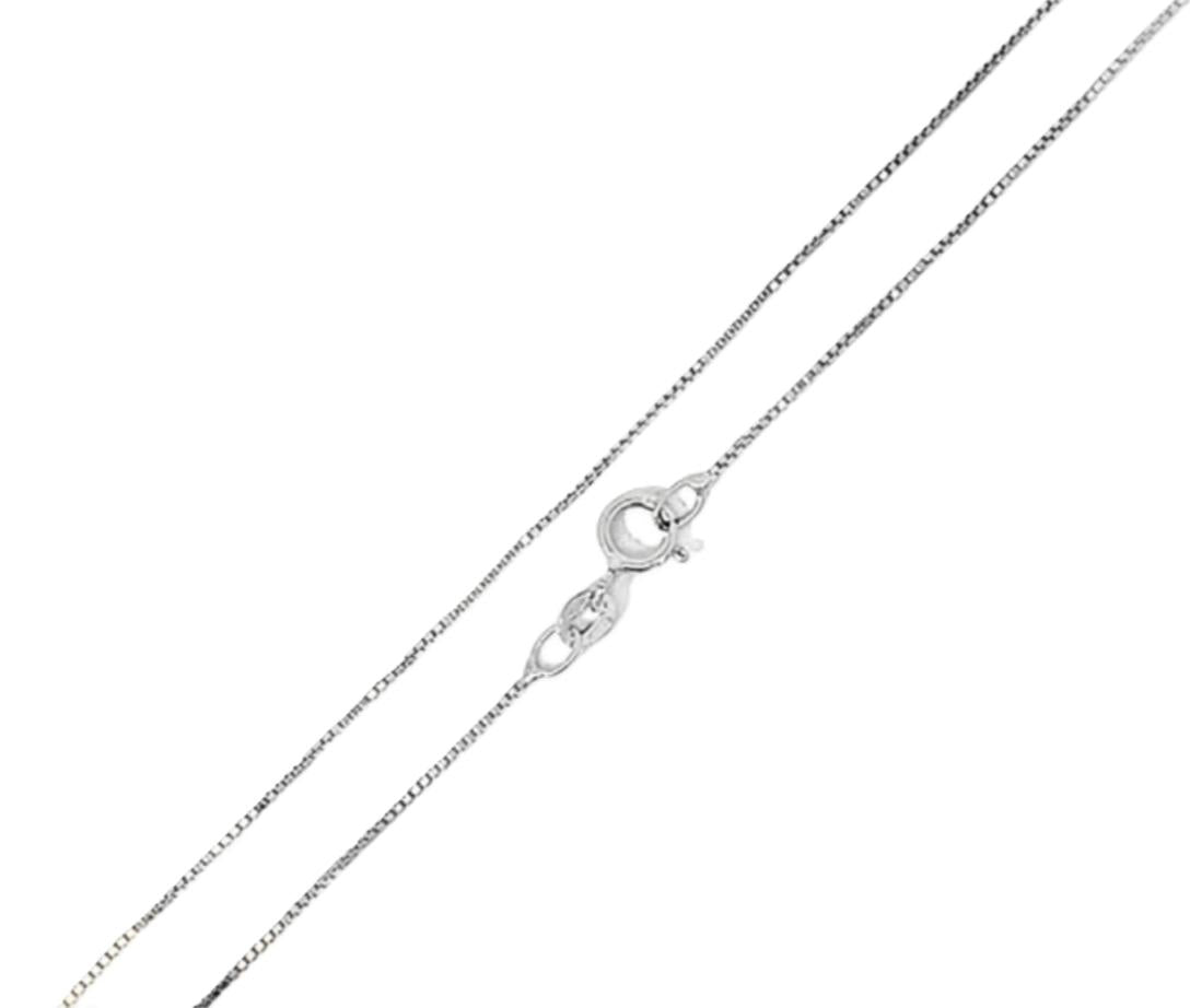 CADENA VENECIANA ORO BLANCO KVD12.