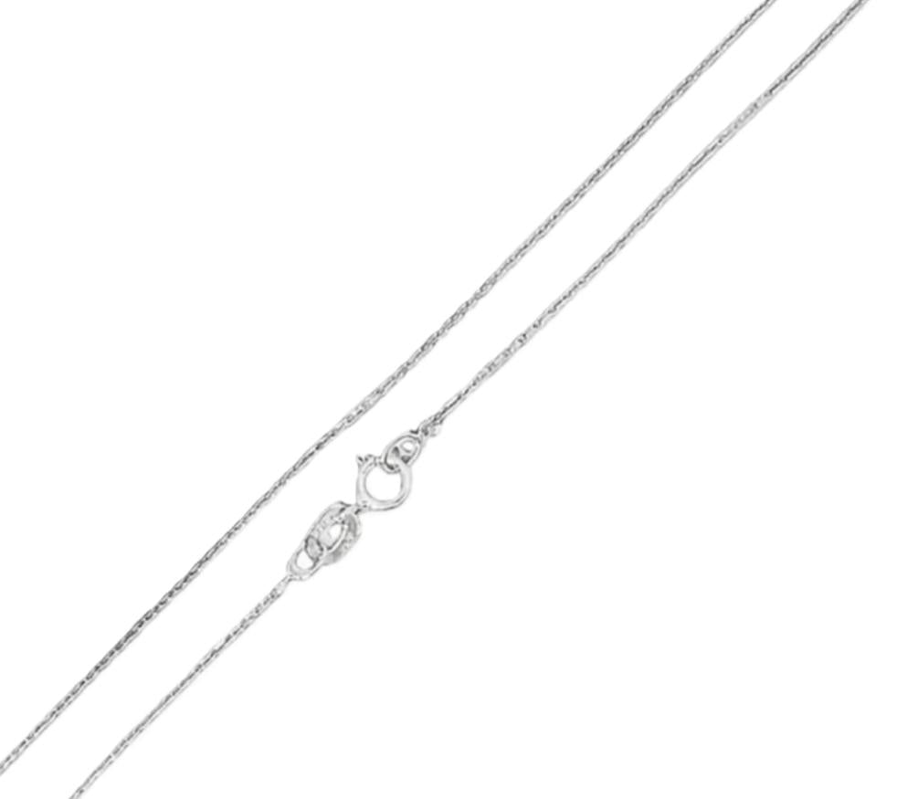 CADENA FORZATINA DIAMANTADA ORO BLANCO KFD7-25.